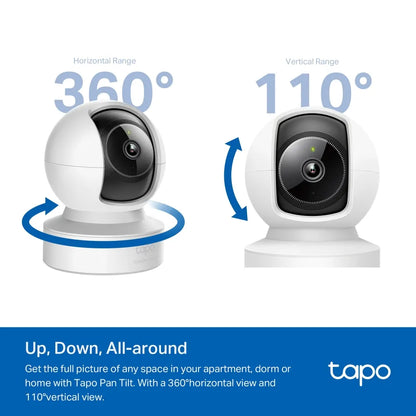 TP-Link Tapo C222 Tapo Pan Tilt Wi-Fi Camera, H.264, 1080P, 2-Way Audio, Motion Detect, Night Vis... - Image 2