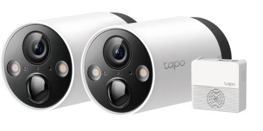 TP-Link Tapo C420S2 4MP Smart Wire-Free Security Camera System, 2-Camera System, 2K QHD, 1080P, N...