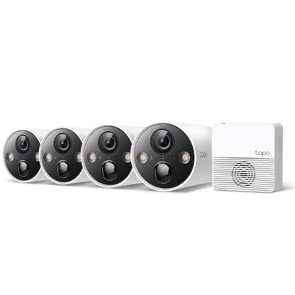 TP-Link Tapo C420S4 Smart Wire-Free Security Camera System, 4-Camera System, 180 days battery lif...