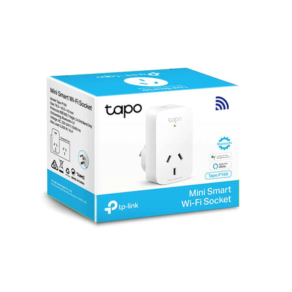 TP-Link Tapo P100(1-pack) Mini Smart Wi-Fi Socket Smart Plug, Remote Control,  Voice Control, Awa...