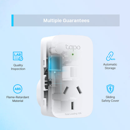 TP-Link Tapo P100(1-pack) Mini Smart Wi-Fi Socket Smart Plug, Remote Control,  Voice Control, Away Mode, Easy Setup and Use