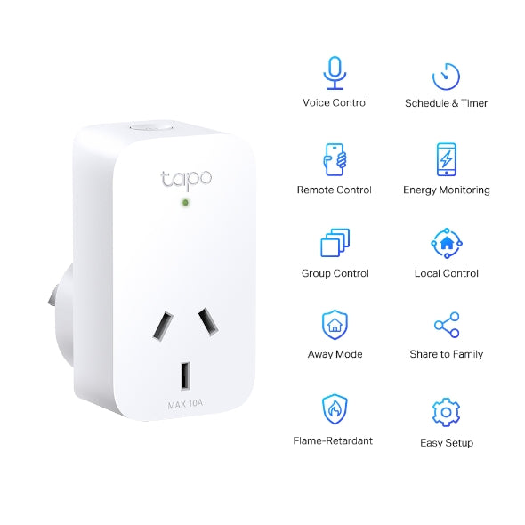TP-Link Tapo P110 Mini Smart Wi-Fi Socket, Energy Monitoring, Tapo App, Remote Control, Schedule... - Image 2