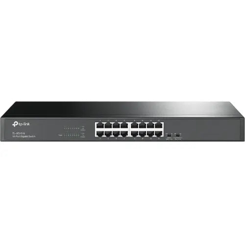 TP-Link TL-SG1016 16-Port Gigabit Rackmount Unmanaged Switch Energy-efficient Supports MAC 19-inc...