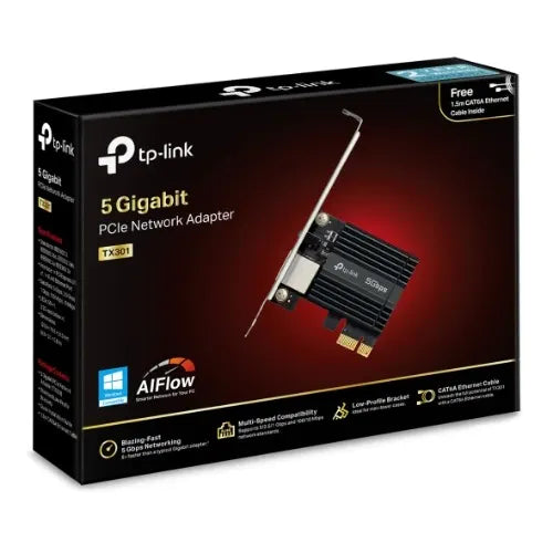 TP-Link TX301 5 Gigabit PCI Express Network Adapter - Network - Consumer