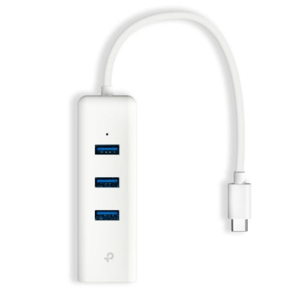 TP-Link UE330C USB 3.0 Type-C to Gigabit Ethernet Network Adapter with 3-Port USB 3.0 Type-A Hub... - Image 2
