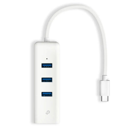 TP-Link UE330C USB 3.0 Type-C to Gigabit Ethernet Network Adapter with 3-Port USB 3.0 Type-A Hub... - Image 2
