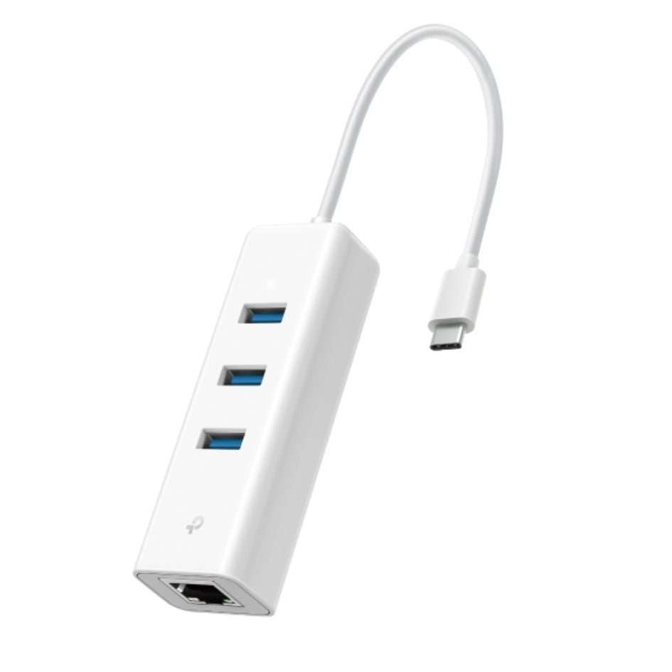 TP-Link UE330C USB 3.0 Type-C to Gigabit Ethernet Network Adapter with 3-Port USB 3.0 Type-A Hub... - Image 3