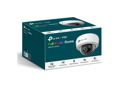 TP-Link VIGI 4MP C240(2.8mm) Full-Color Dome Network Camera, 2.8mm Lens, Smart Detection, 3YW - S...