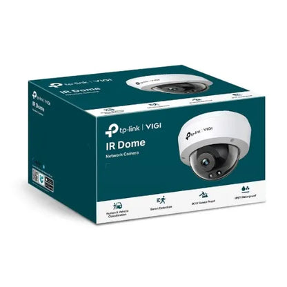 TP-Link VIGI 4MP C240I(2.8mm) IR Dome Network Camera, 4mm Lens, Smart Detection, 3YW - Security a...