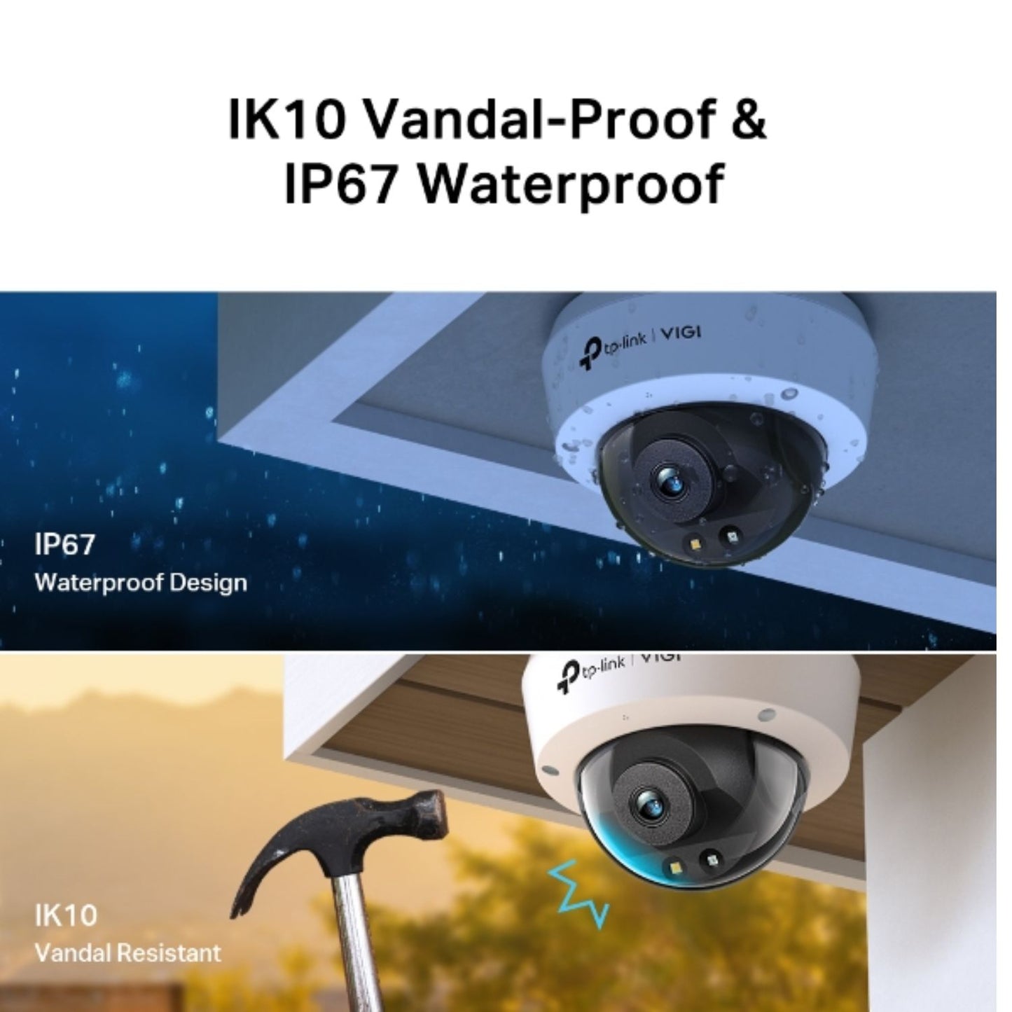 TP-Link VIGI 5MP C250(4mm) Full-Colour Dome Network Camera, 4mm Lems, Smart Detection 3YW - Secur... - Image 3