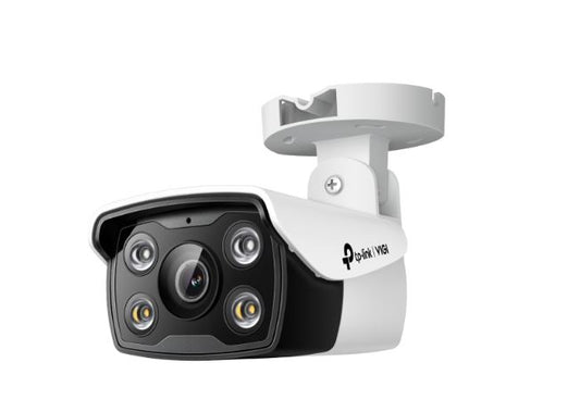 TP-Link VIGI 4MP C340(2.8mm) Outdoor Full-Colour Bullet Network Camera, 2.8mm Lens, Smart Detecti...