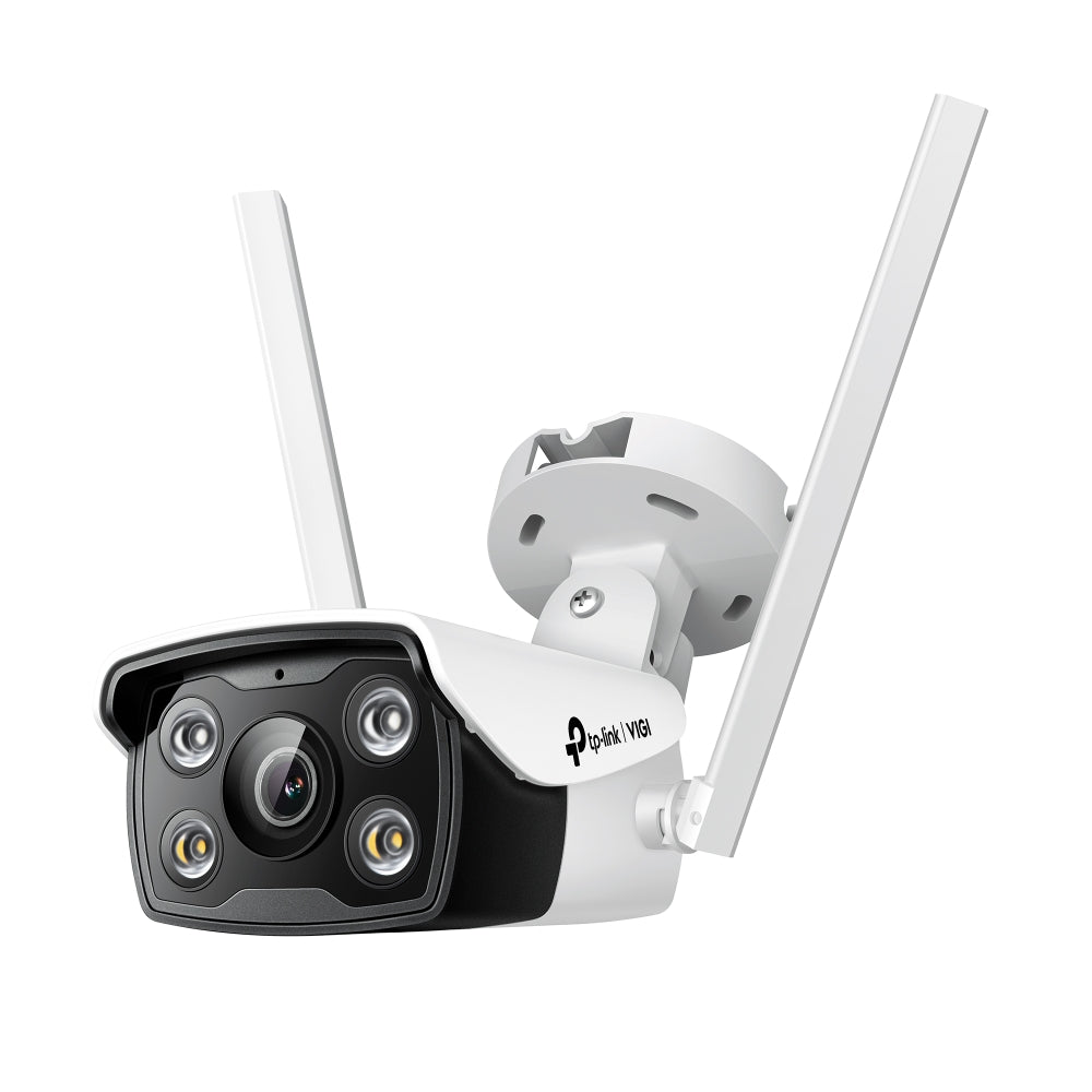 TP-Link VIGI 4MP C340-W(4mm) Outdoor Full-Colour Wi-Fi Bullet Network Camera, 4mm Lens, Smart Det...