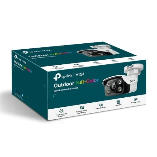 TP-Link VIGI 5MP C350(2.8mm) Full-Colour Bullet Network Camera 2.8mm Lens, Two-Way Audio, Smart D...