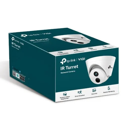 TP-Link VIGI 4MP C440I(2.8mm) IR Turret Network Camera, 2.8mm Lens, Corridor Mode, Smart Detectio...