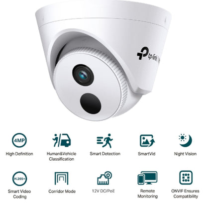 TP-Link VIGI 4MP C440I(2.8mm) IR Turret Network Camera, 2.8mm Lens, Corridor Mode, Smart Detectio... - Image 3