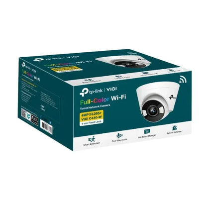 TP-Link VIGI 5MP C450(2.8mm)  Full-Colour Turret Network Camera 2.8mm Lens, Smart Detection, 2YW...