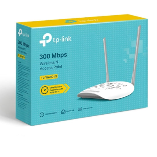 TP-Link TL-WA801N 300Mbps Wireless N Access Point, Multiple Operation Modes, WPA2, Included Passi...