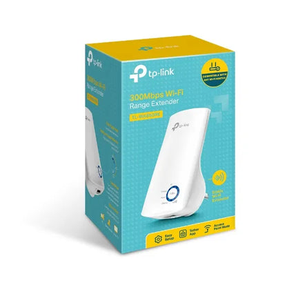 TP-Link TL-WA850RE N300 WiFi Range Extender 2.4GHz (300Mbps) 1x100Mbps LAN 802.11bgn 2x OnBoard a...