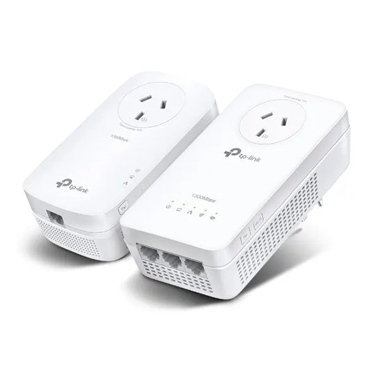 TP-Link TL-WPA8631P KIT AV1300 Gigabit Passthrough Powerline AC Wi-Fi Kit AV2 300Mbps 867Mbps 2x2...