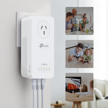 TP-Link TL-WPA8631P KIT AV1300 Gigabit Passthrough Powerline AC Wi-Fi Kit AV2 300Mbps 867Mbps 2x2... - Image 4