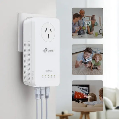 TP-Link TL-WPA8631P KIT AV1300 Gigabit Passthrough Powerline AC Wi-Fi Kit AV2 300Mbps 867Mbps 2x2... - Image 4