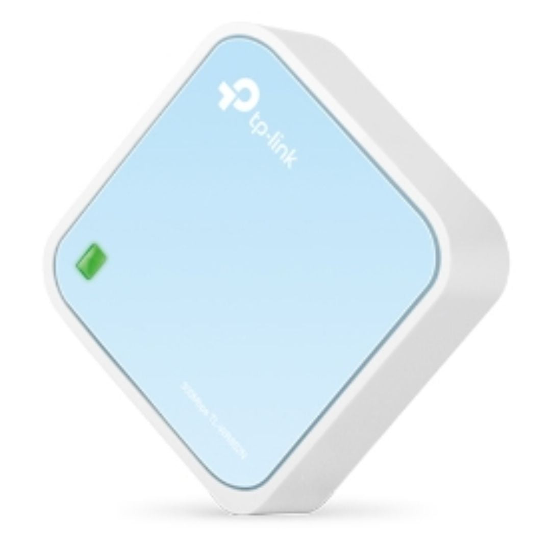 TP-Link TL-WR802N N300 Wireless N Nano Router 2.4GHz 300Mbps 1x100Mbps LAN/WAN 1xMicro USB 802.11bgn Built-in Antenna Pocket Size Travel Router