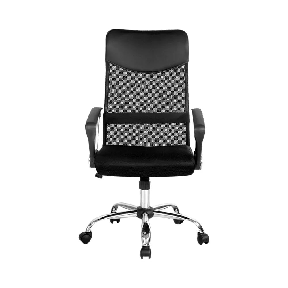 Artiss Mesh Office Chair High Back Black - Image 3