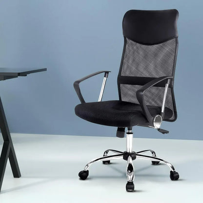 Artiss Mesh Office Chair High Back Black - Image 8