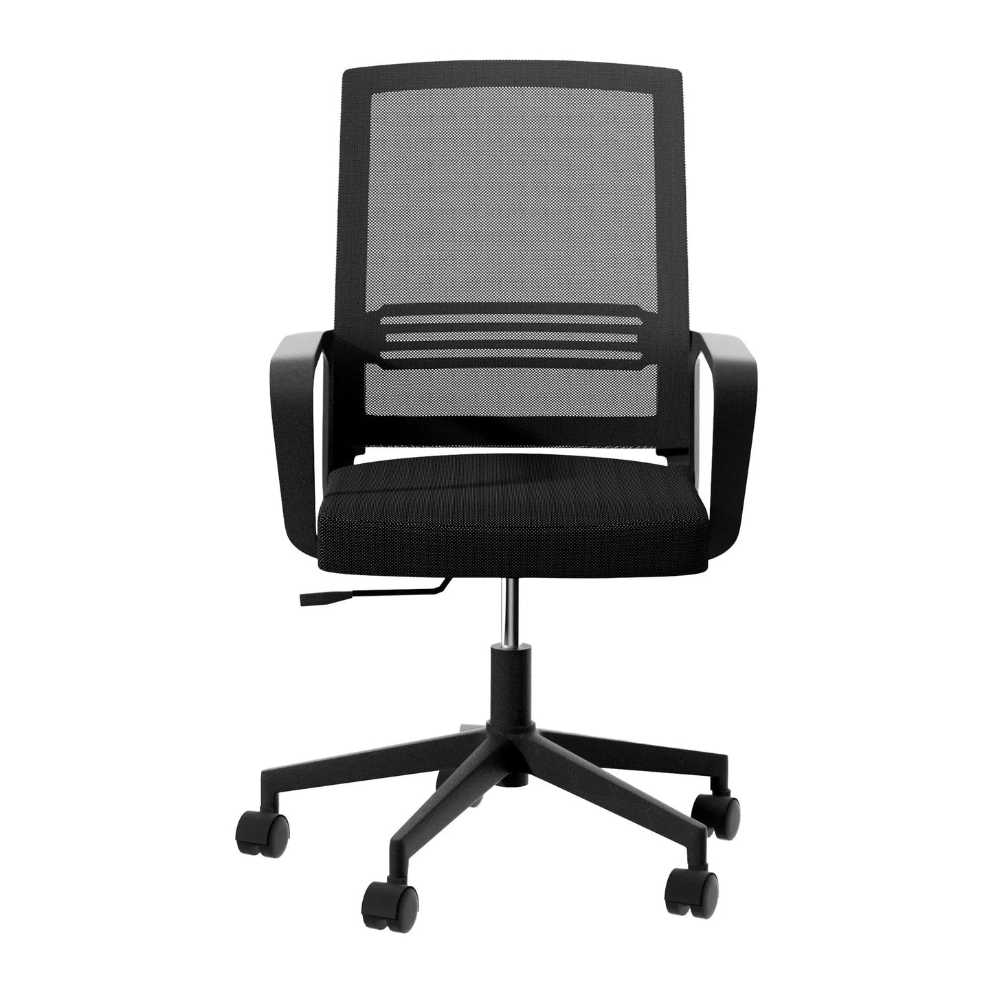 Artiss Mesh Office Chair Mid Back Black - Image 3