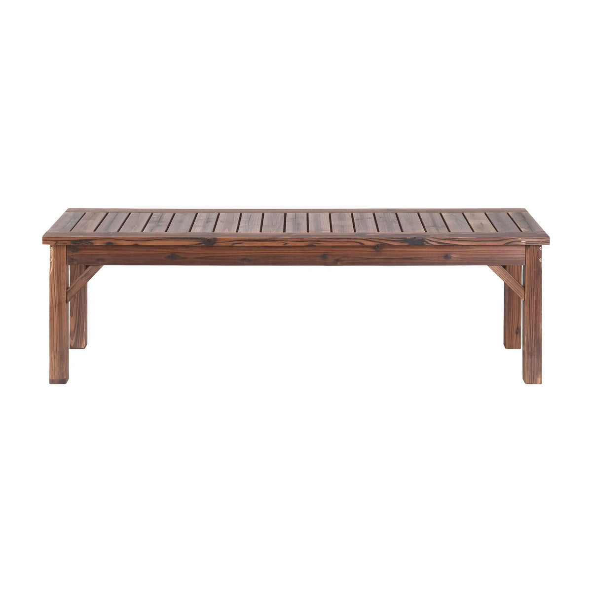 Gardeon Garden Benches Garden Seating Backless Timber Seat 150cm Brown - Image 4