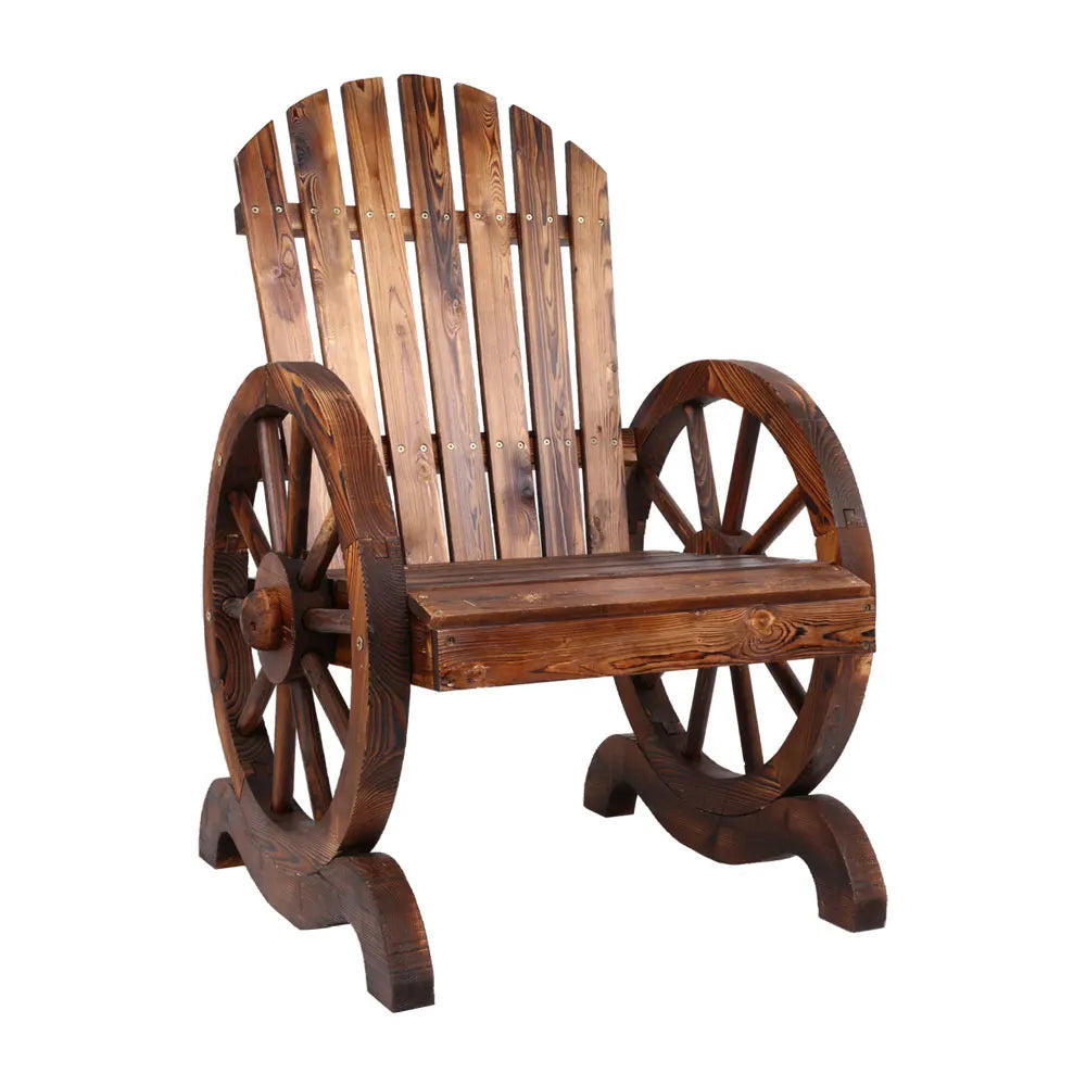 Gardeon Wooden Wagon Chair Outdoor - Image 7