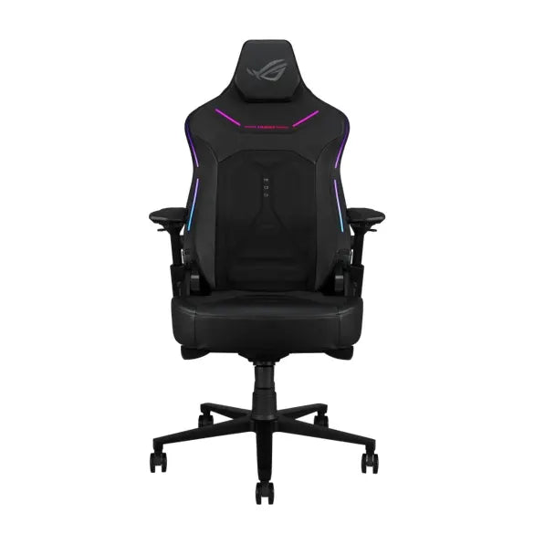 ASUS SL302 ROG Courser Gaming Chair - Black, Aura RGB, Dynamic Recline, 4D Armrests, Adjustable L...