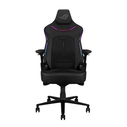 ASUS SL302 ROG Courser Gaming Chair - Black, Aura RGB, Dynamic Recline, 4D Armrests, Adjustable L...