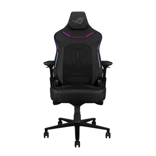 ASUS SL302 ROG Courser Gaming Chair - Black, Aura RGB, Dynamic Recline, 4D Armrests, Adjustable L...