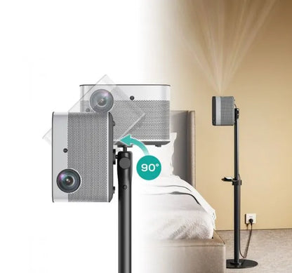 (LS) mbeat® activiva Universal Mini Projector Floor Stand offers 360° rotation, adjustable height... - Image 2