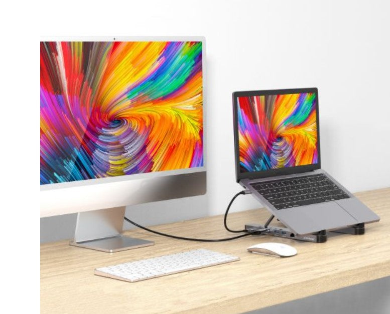 (LS)mbeat® Stage P5 Portable Laptop Stand with USB-C Docking Station Foldable and Adjustable Desi... - Image 2