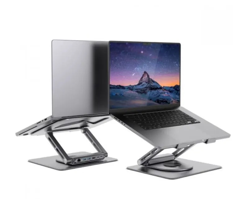 mbeat® Stage S12 Rotating Laptop Stand with USB-C Docking Station Flexible Ergonomic Design USB-C...