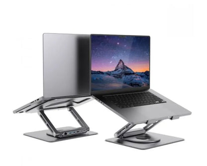 mbeat® Stage S12 Rotating Laptop Stand with USB-C Docking Station Flexible Ergonomic Design USB-C...