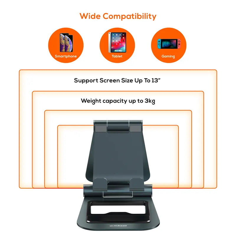 mbeat®  Stage S4 Mobile Phone and Tablet Stand Optimised Comfort Space Saving Portability Materia... - Image 3