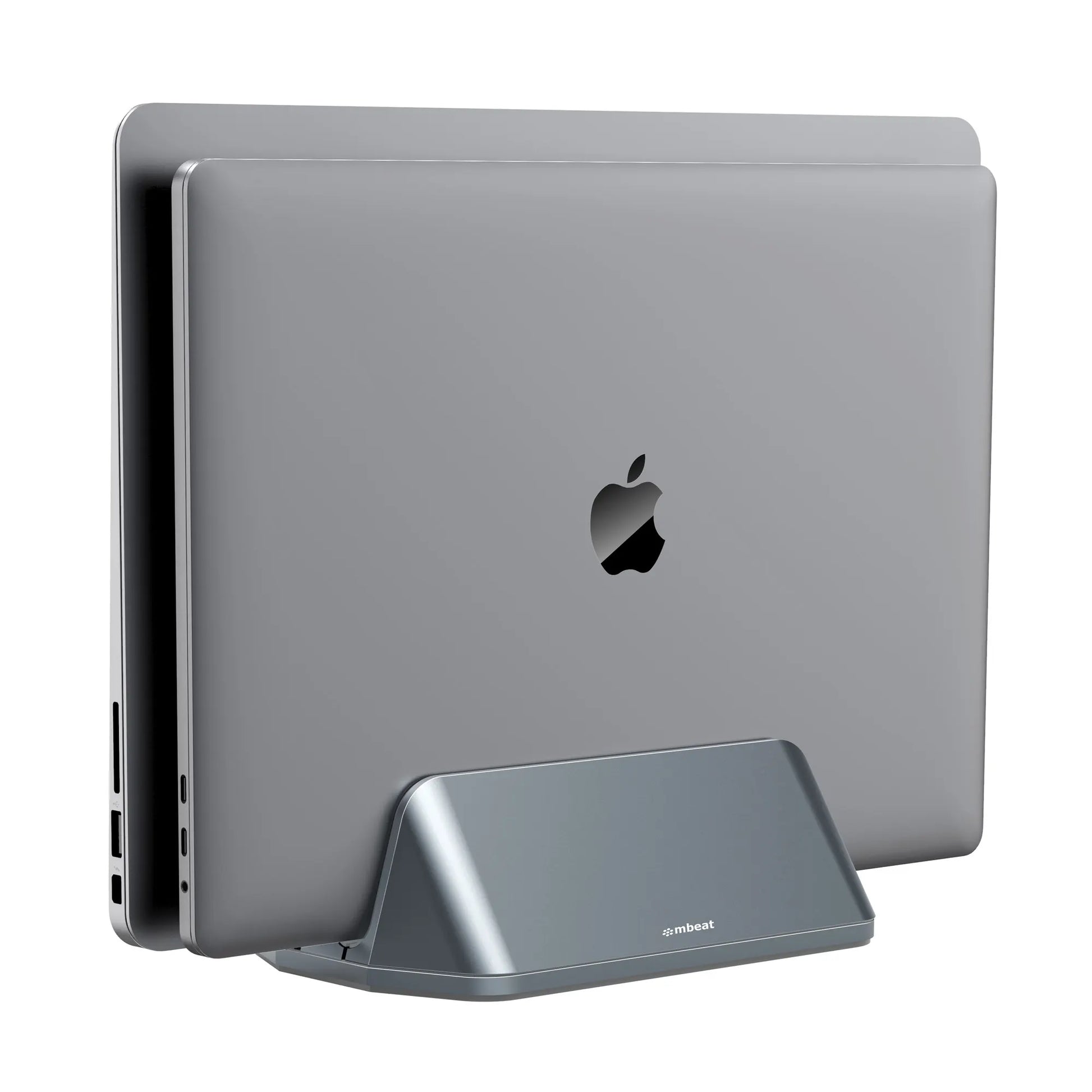mbeat®  Stage S5 Adjustable Dual Bay Tablet, Laptop and MacBook Vertical Stand Declutter and Orga...
