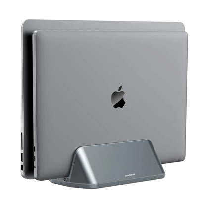 mbeat®  Stage S5 Adjustable Dual Bay Tablet, Laptop and MacBook Vertical Stand Declutter and Orga...
