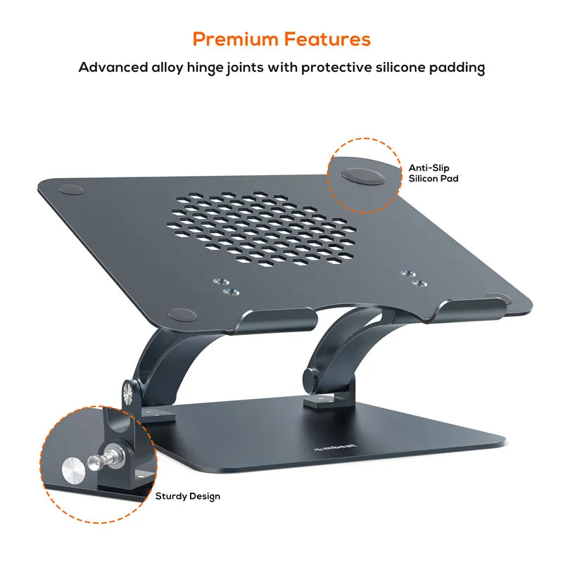 mbeat® Stage S6 Adjustable Elevated Laptop and MacBook Stand Elegant and Ergonomic Sleek and Dura... - Image 3