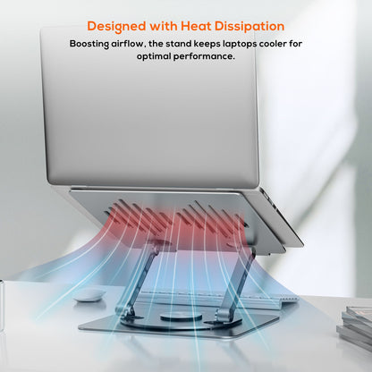 mbeat® Stage S7 Rotating and Height-Adjustable Laptop Stand - Space Grey Material: Aluminium allo... - Image 3