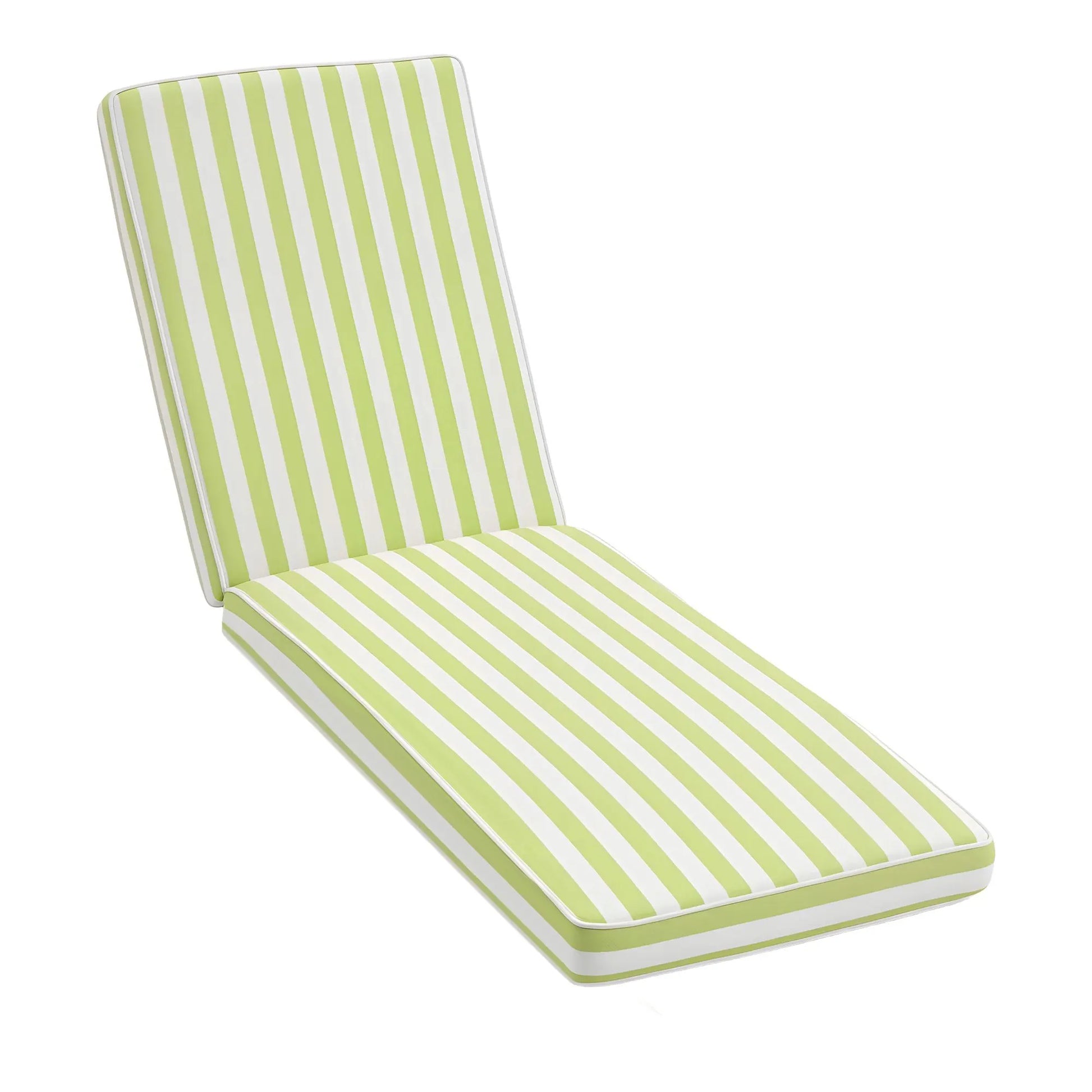 Gardeon Outdoor Chaise Lounge Cushion Lounge Chair Pad Sunbed Mattress Green - Image 3