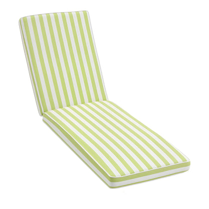 Gardeon Outdoor Chaise Lounge Cushion Lounge Chair Pad Sunbed Mattress Green - Image 3