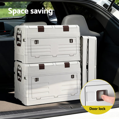 Gardeon 60L Outdoor Storage Box Foldable Camping Collapsible Bins Organizer - Image 5