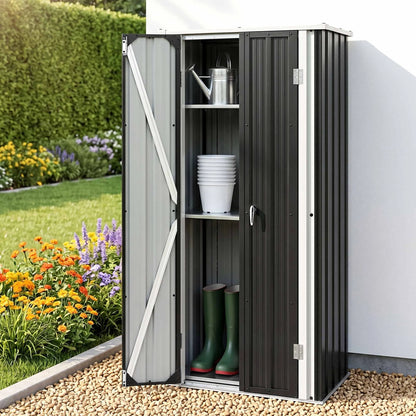 Gardeon Outdoor Storage Cabinet Garden Shed Tool Lockable Cupboard Steel Adjustable Shelves