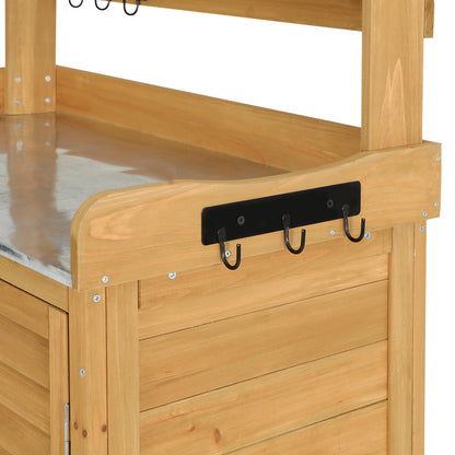 Gardeon Outdoor Storage Cabinet Box Potting Bench Table Shelf Chest Garden Shed - Image 3