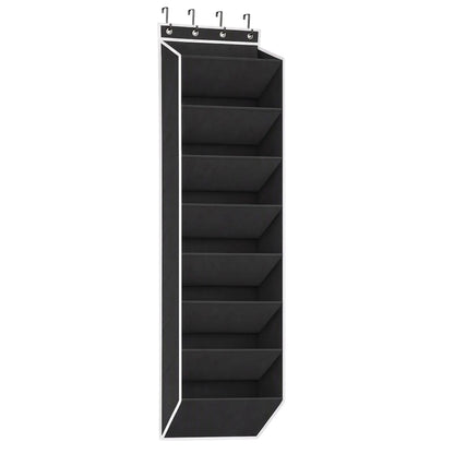 Artiss Over Door Shoe Organiser Storage 8-Tier Pantry Hanger Rack Fabric Black