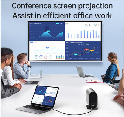 Oxhorn USB C to HDMI 2.0 2m cable 4K@60Hz Aluminum plugs black Support HDCP 1.4 HDCP 2.2 Thunderb... - Image 2